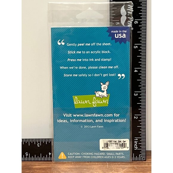 Lawn Fawn Clear Stamps Photopolymer HOLIDAY YETI LF567 - Picture 3 of 3